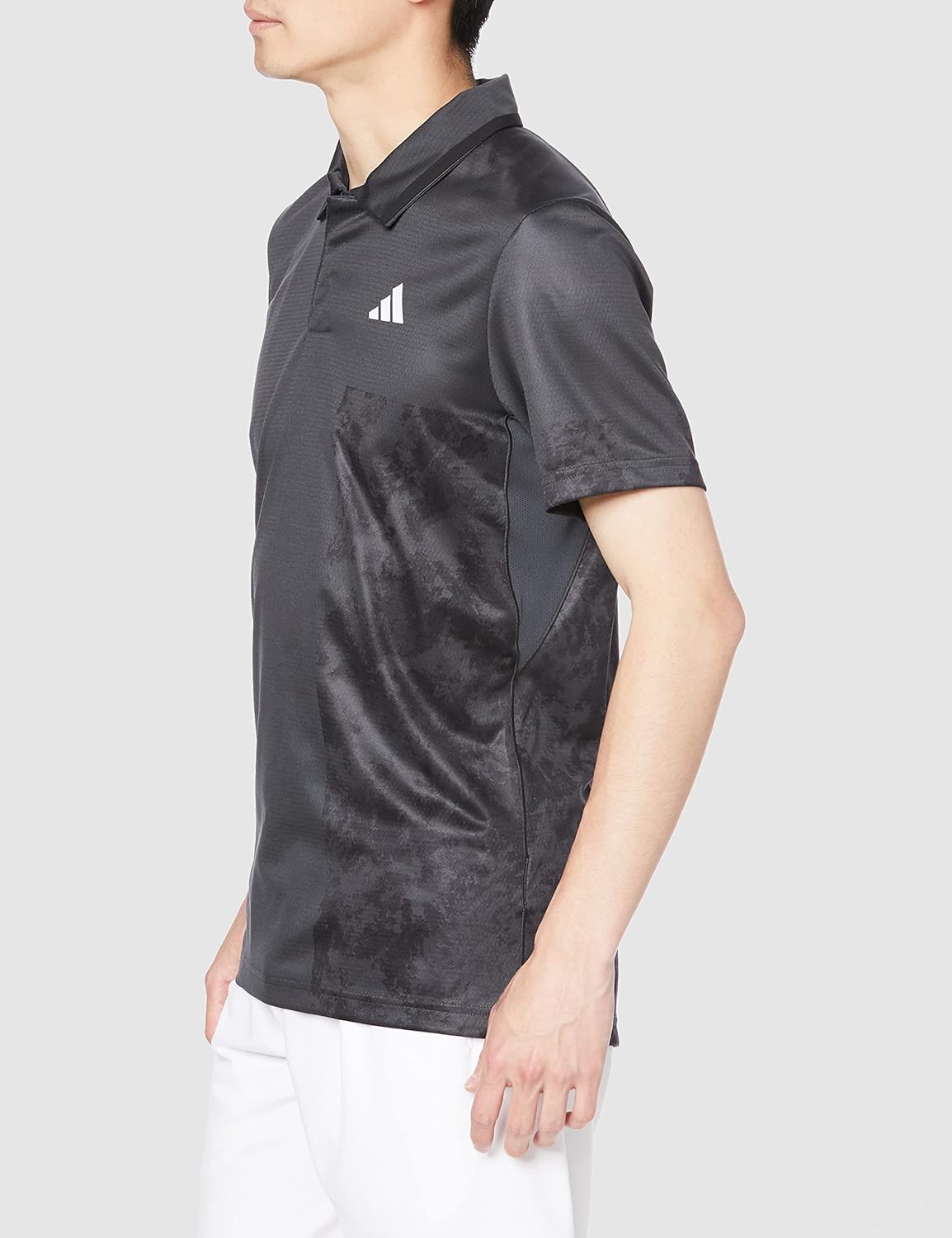 Мужская футболка-поло Adidas, технология быстрого высыхания и охлаждения, для тенниса, Paris Heat.RDY Freelift MMC — фото 4