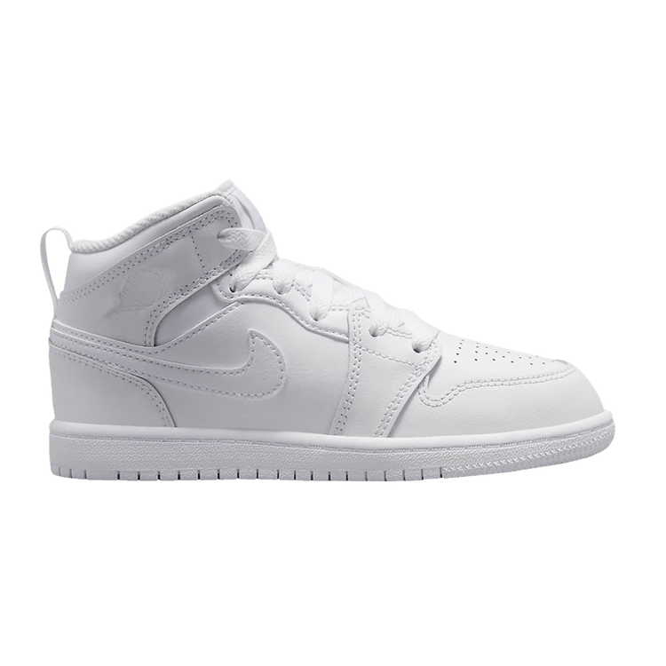 

Кроссовки Air Jordan Air Jordan 1 Mid PS 'Triple White' 2023, белый