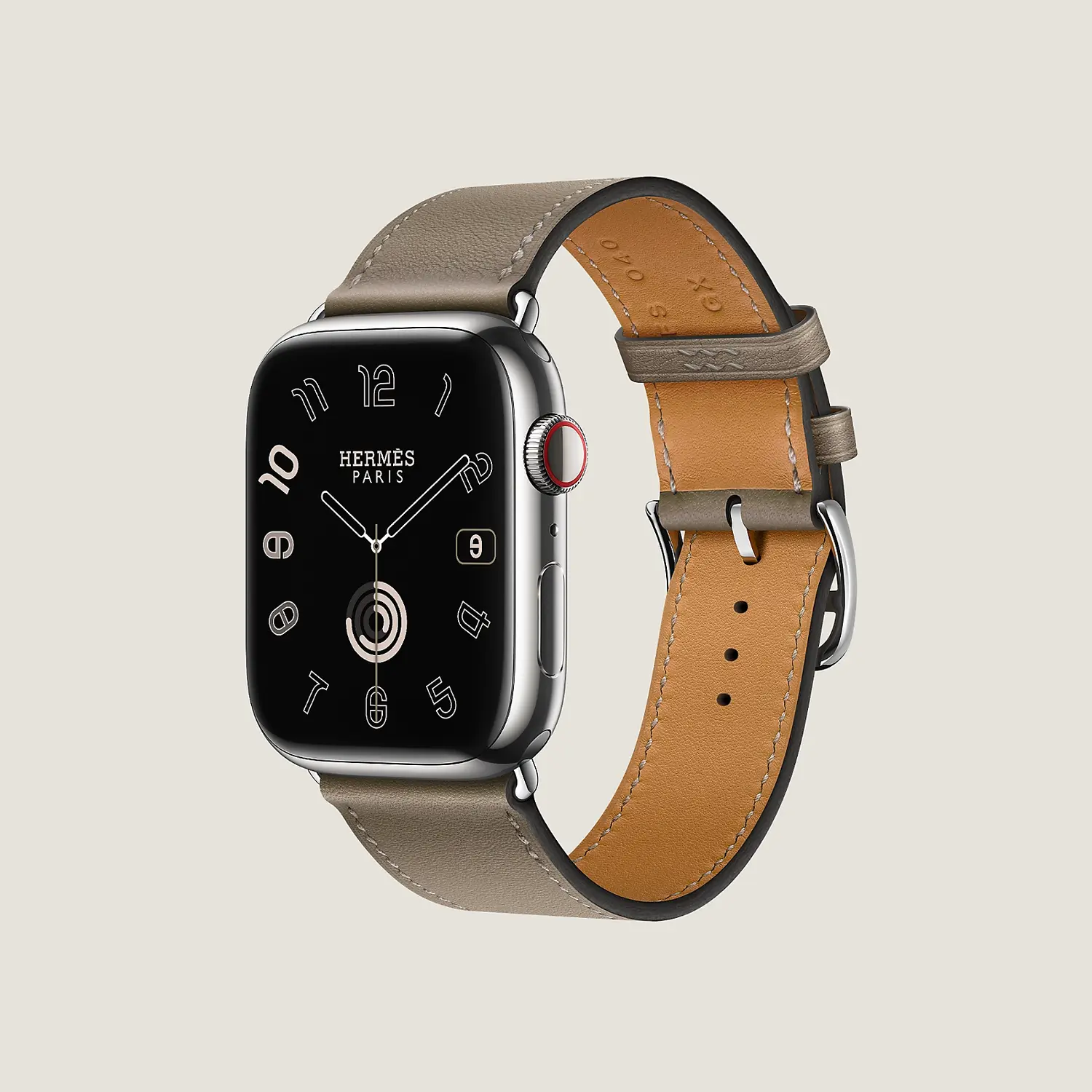 HERMES Часы Watch Band All Compatibility 165 200mm Cowhide Leather Material, Oregano Color — фото 3