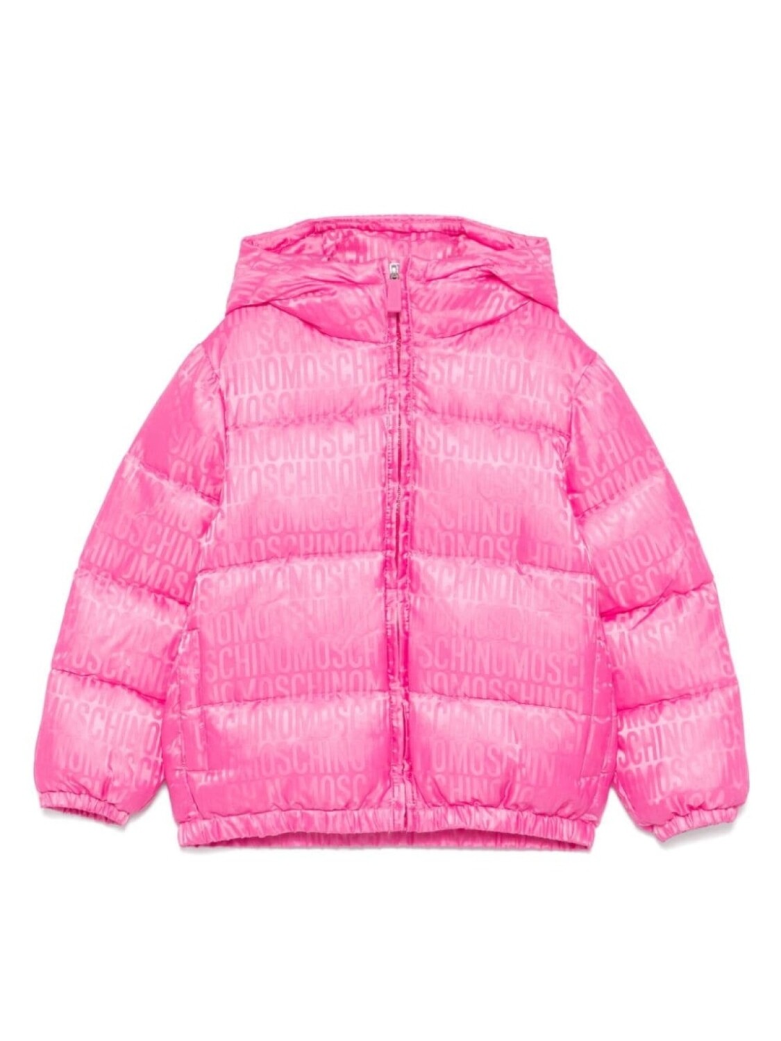

Moschino Kids куртка с жаккардовым логотипом, розовый