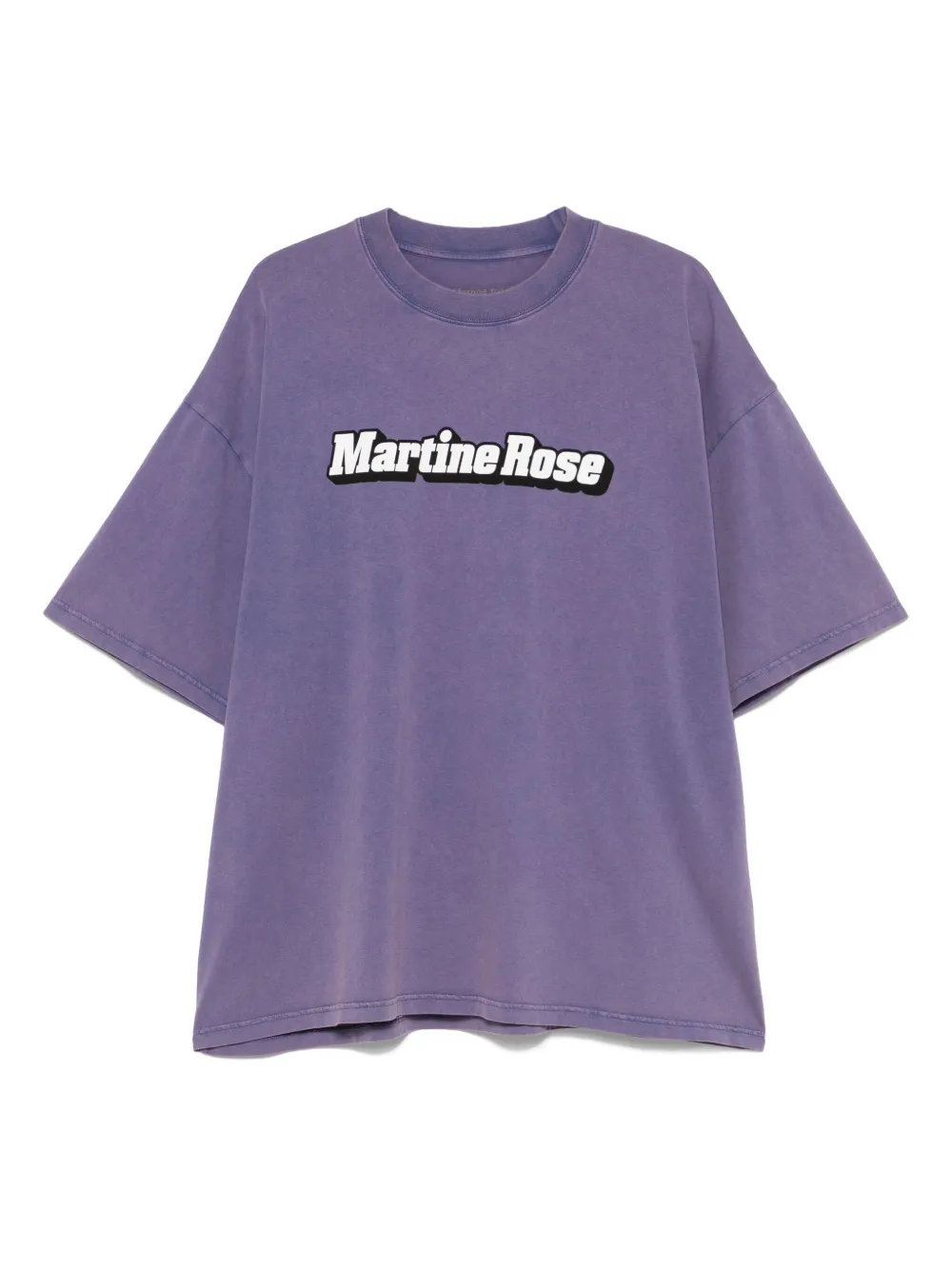 

Футболка с логотипом Martine Rose, фиолетовый