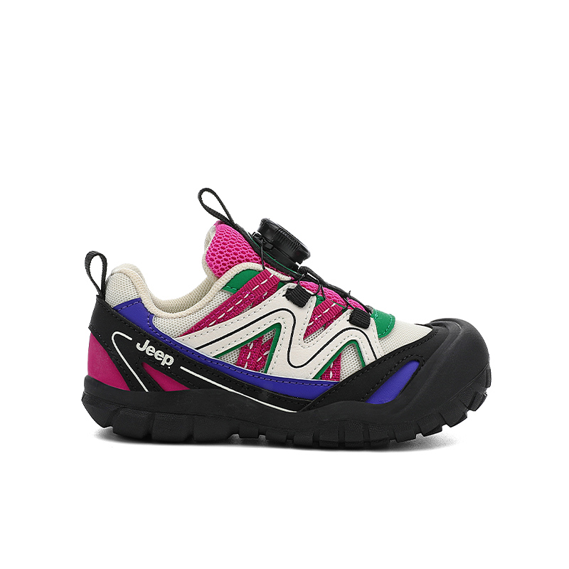 Беговые кроссовки Running Collection для дошкольников Jeep, бежевый зеленый желтый — фото 4