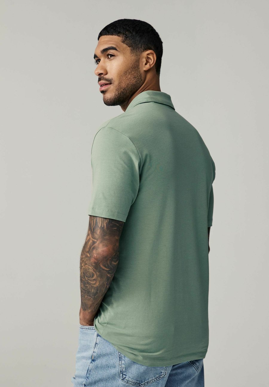 Поло Next REGULAR FIT SHORT SLEEVE 5 PACK, Navy Black Grey White Sage Green/Black — фото 3