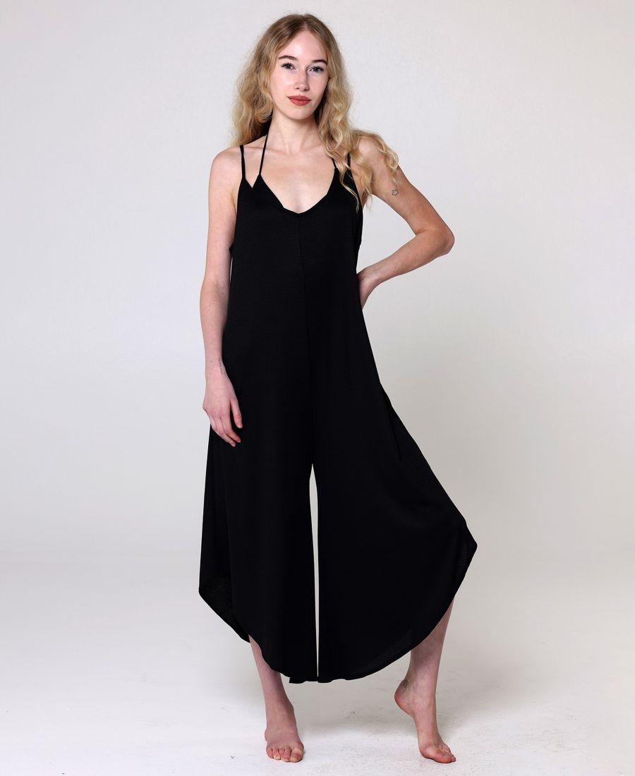 

Женский купальный комбинезон с открытым вырезом J Valdi, Black