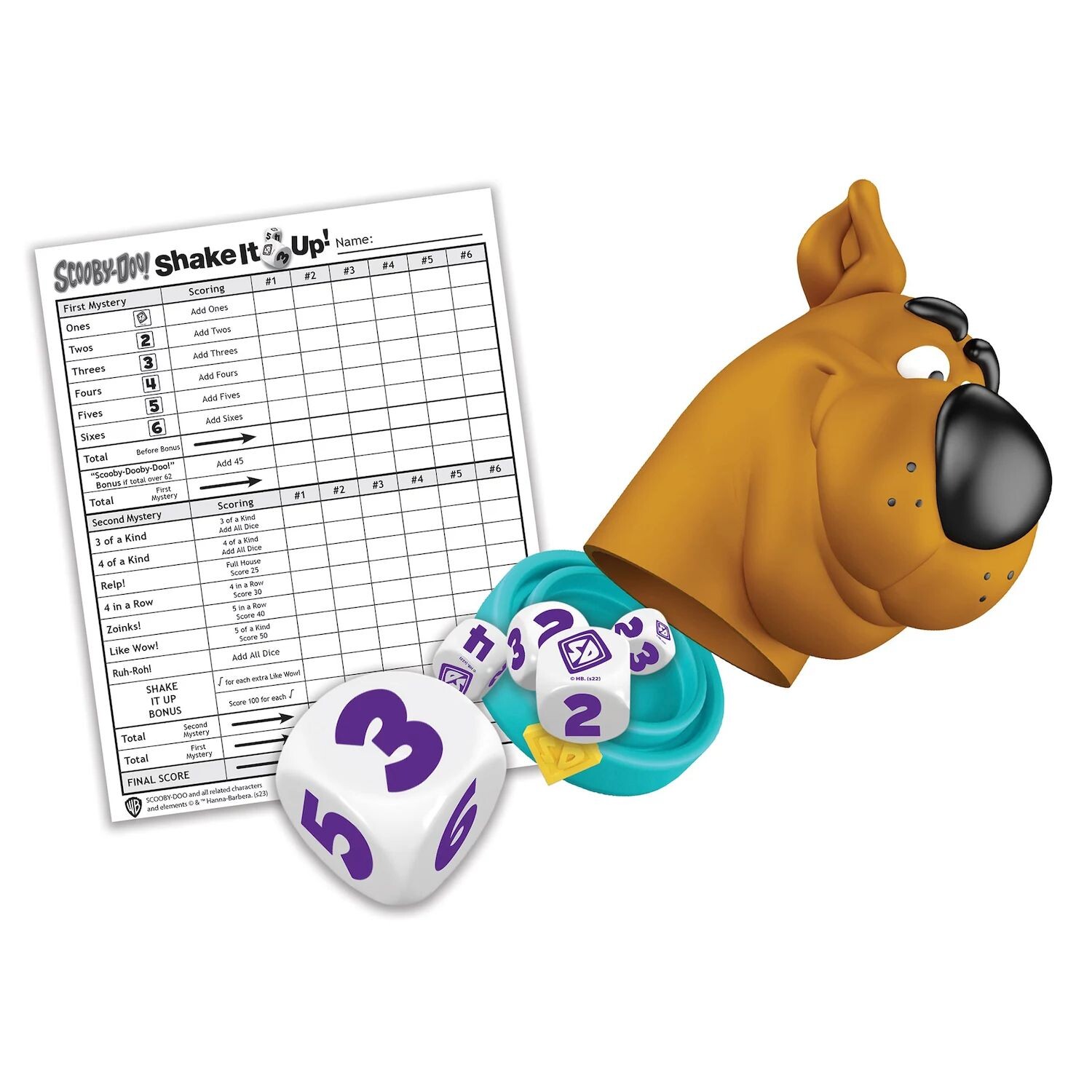 

Шедевры Пазлы Scooby-Doo Shake it Up Игра в кости Masterpieces Puzzles