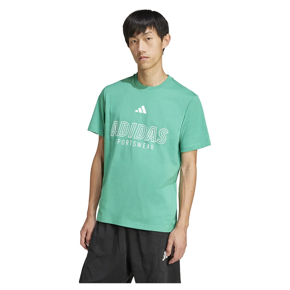 

Футболка с коротким рукавом adidas House Of Tiro Linear Graphic, зеленый