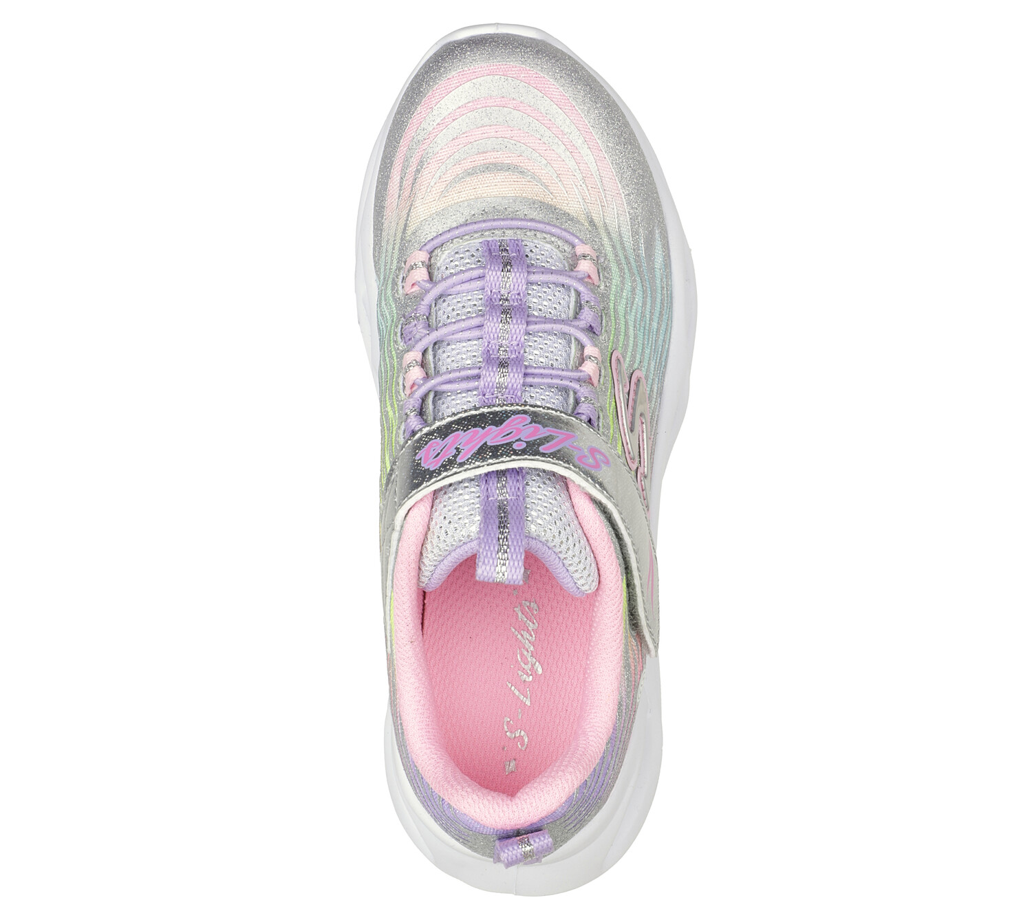 Низкие кроссовки Skechers TWISTY BRIGHTS MYSTICAL BLISS, цвет Silber/Mehrfarbig — фото 2