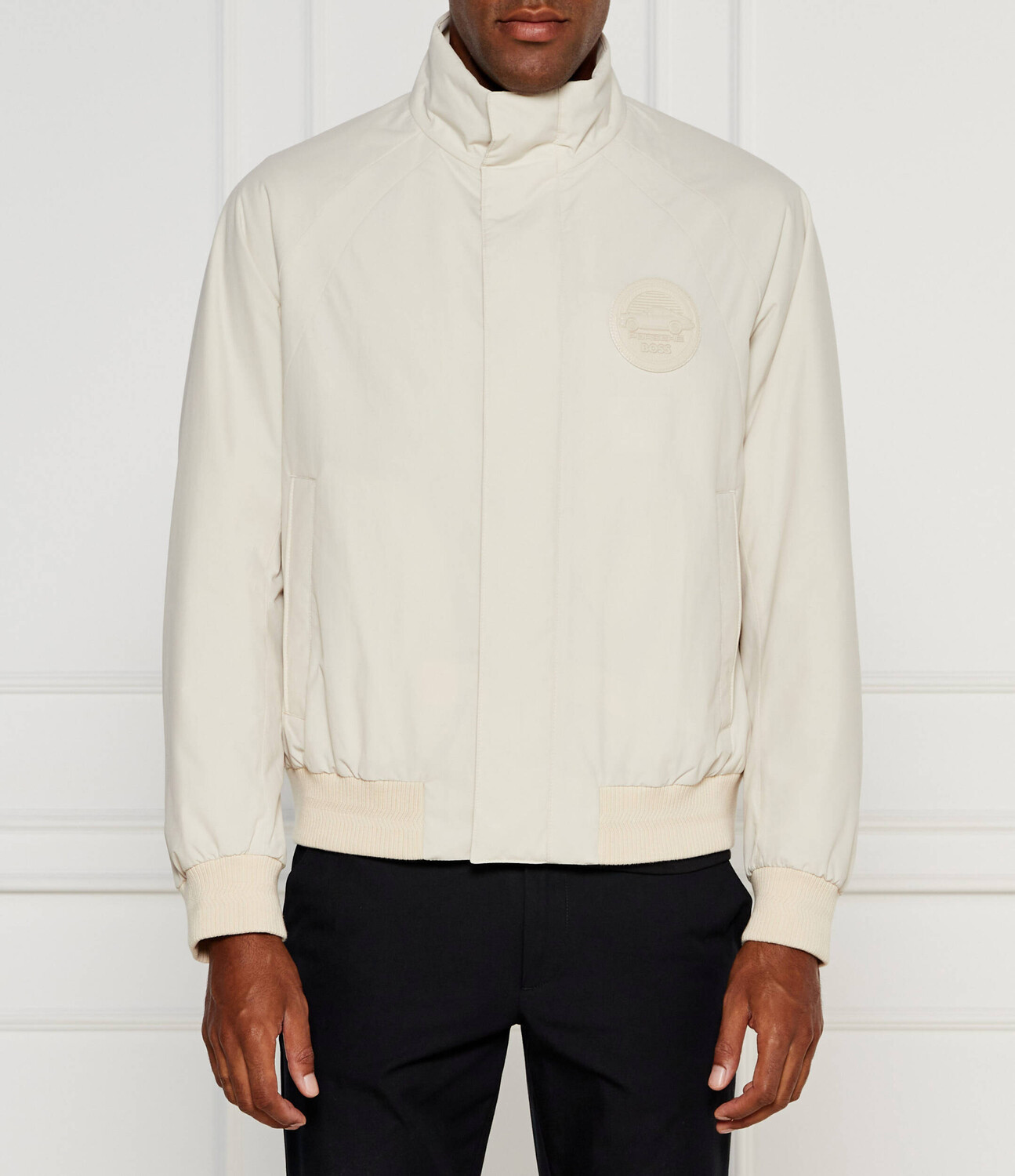 

Куртка BOSS BLACK Regular Fit, кремовый