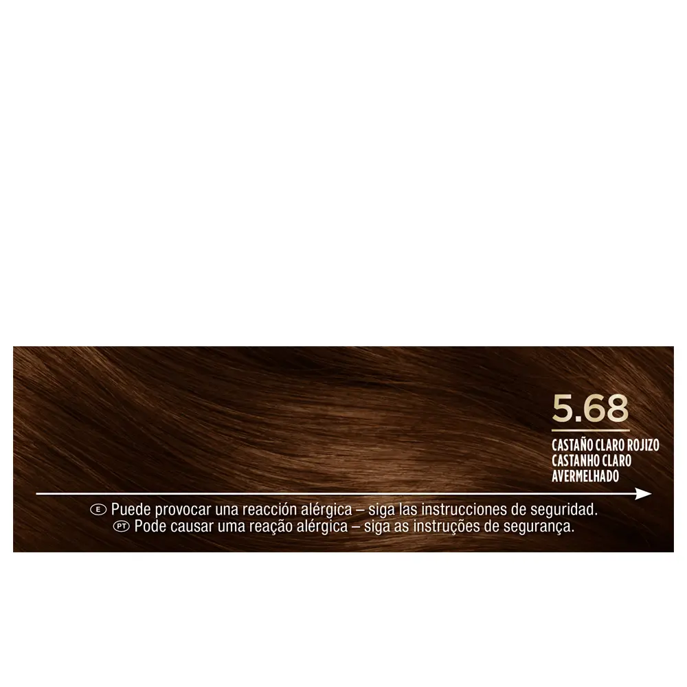 Краска для волос Palette intensive tinte Palette, цвет 5.68-castaño claro rojizo, 1 шт. — фото 2
