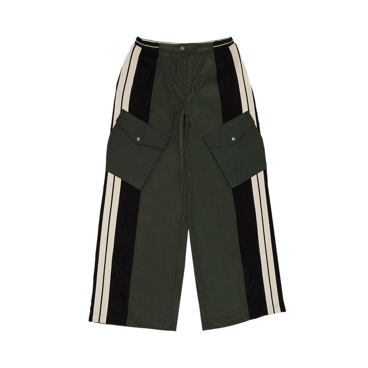 

Брюки Palm Angels Colorblock Cargo Pants, Forest Green/Black
