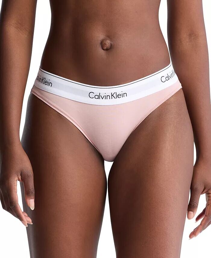 

Calvin Klein Женское современное хлопковое нижнее белье бикини F3787, красный
