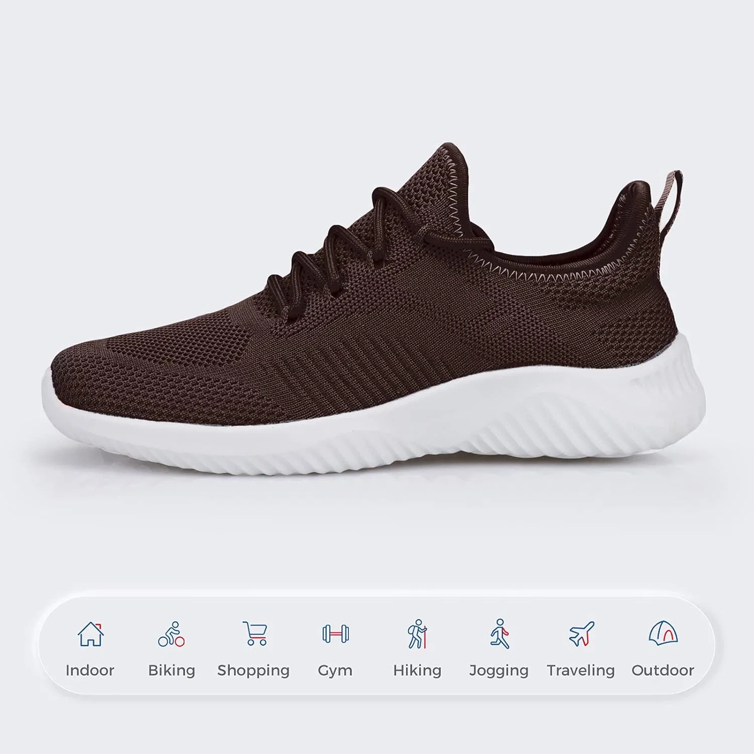 Flysocks B - Полностью белые мужские кроссовки — фото 4
