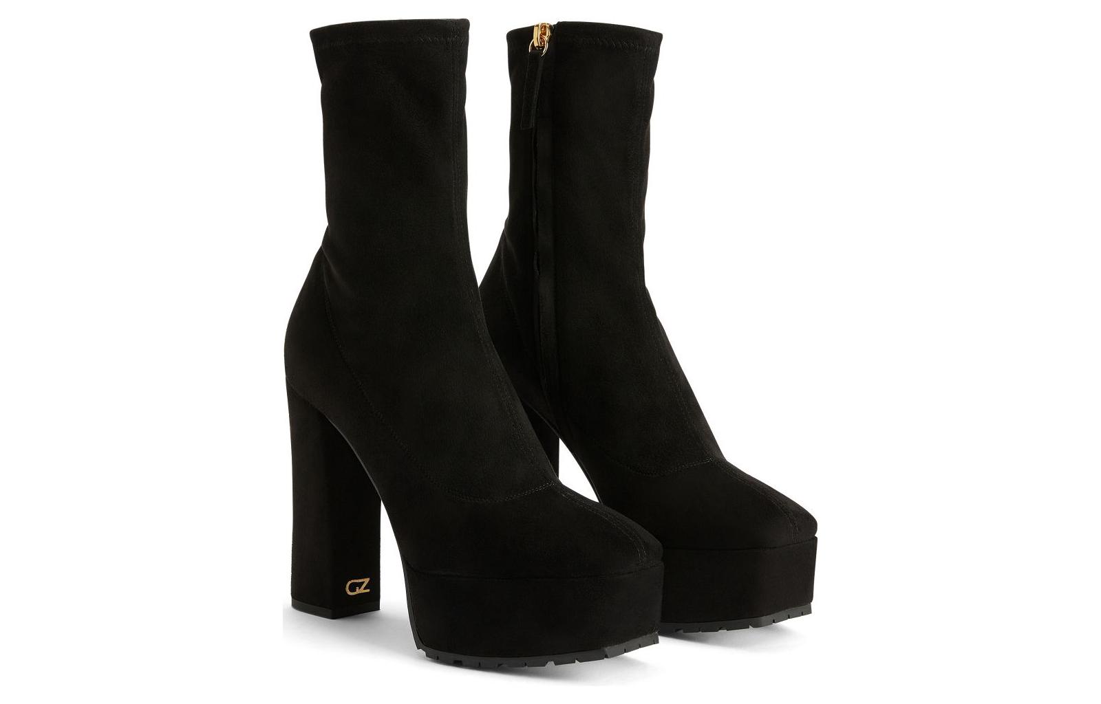 Новые ботинки Morgana 120 мм женские Giuseppe Zanotti, черные — фото 4