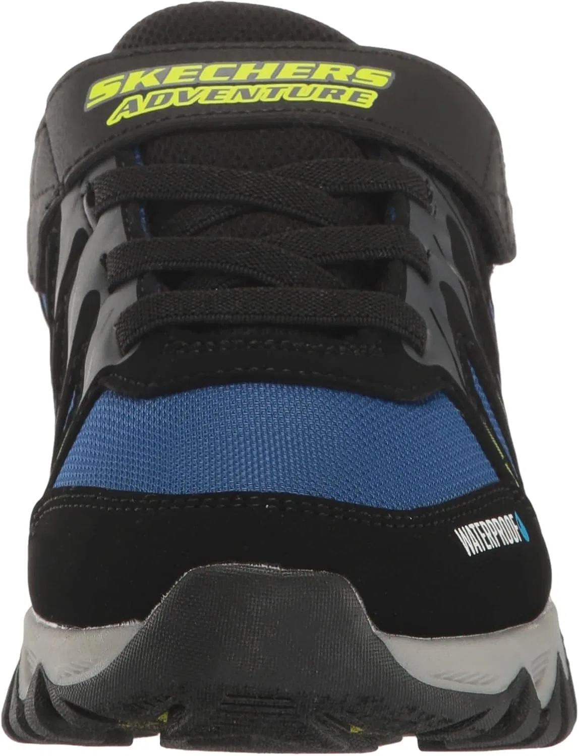 Детские ботинки Skechers Rugged Ranger Hydro-Scout, Black Synthetic Blue Yellow Orange Trim — фото 2