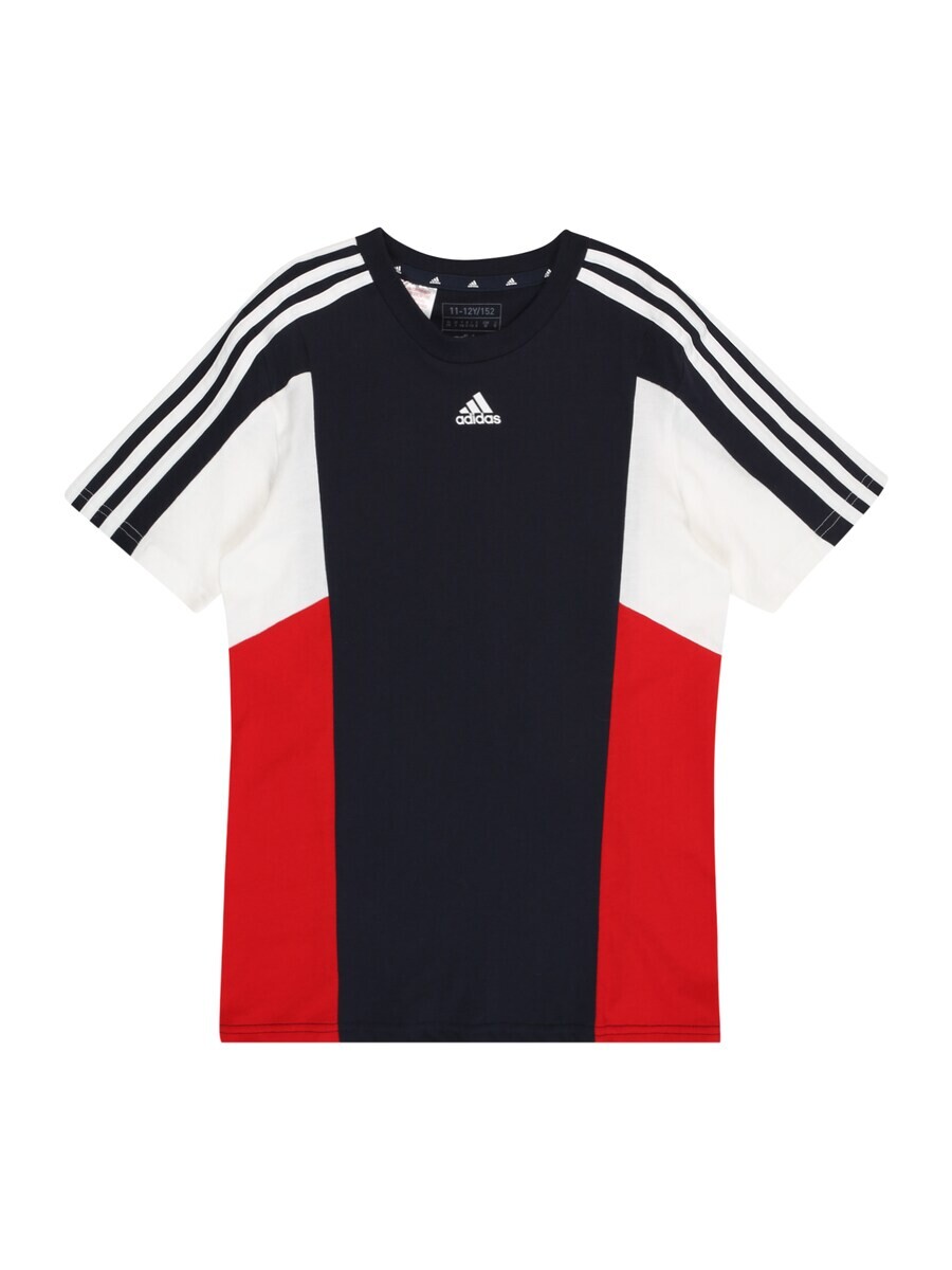 

Спортивная футболка ADIDAS SPORTSWEAR Performance Colorblock 3-Stripes Fit, черный