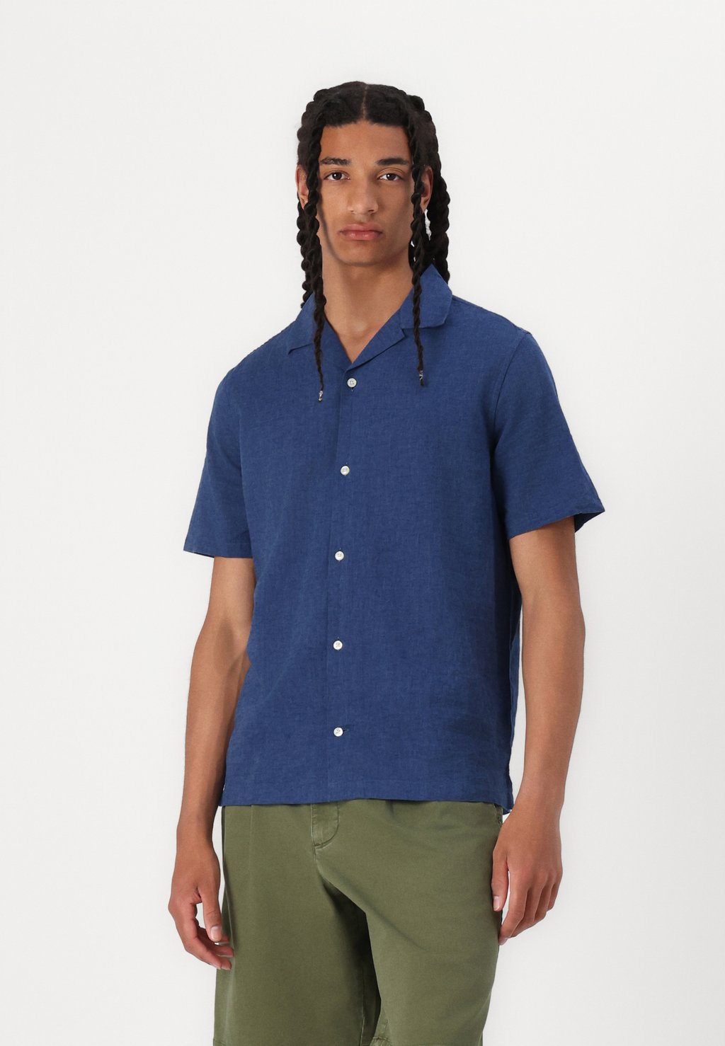 

Рубашка STANDARD RESORT COLLAR GAP, синий