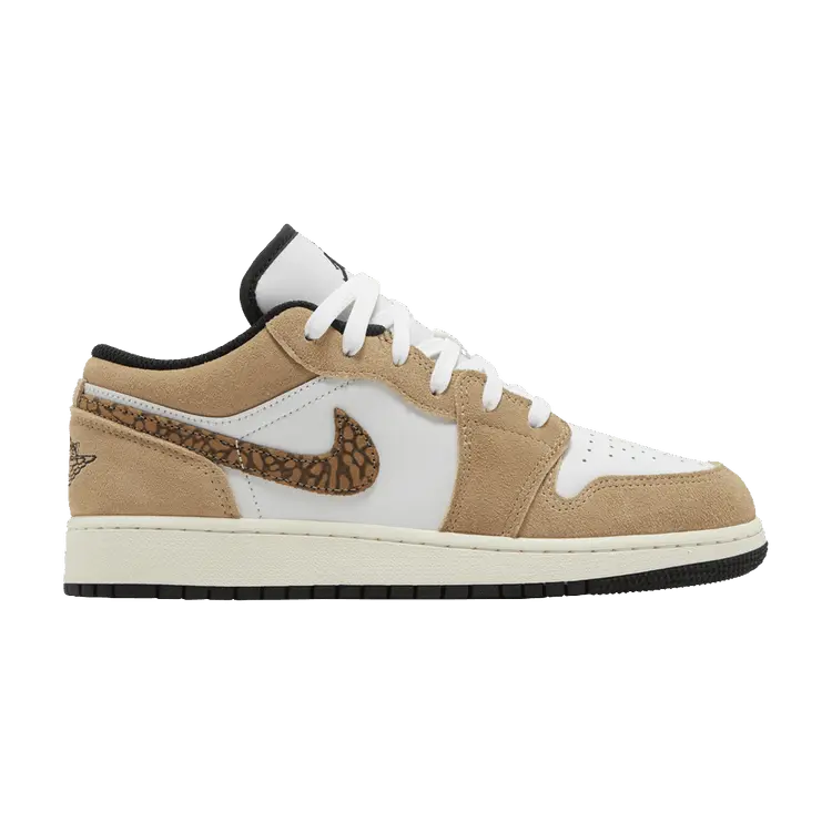 

Кроссовки Air Jordan Air Jordan 1 Low SE GS 'Brown Elephant', коричневый