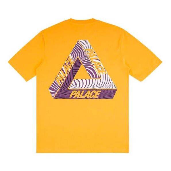 

Футболка men's logo pattern printing short sleeve yellow t-shirt Palace, желтый