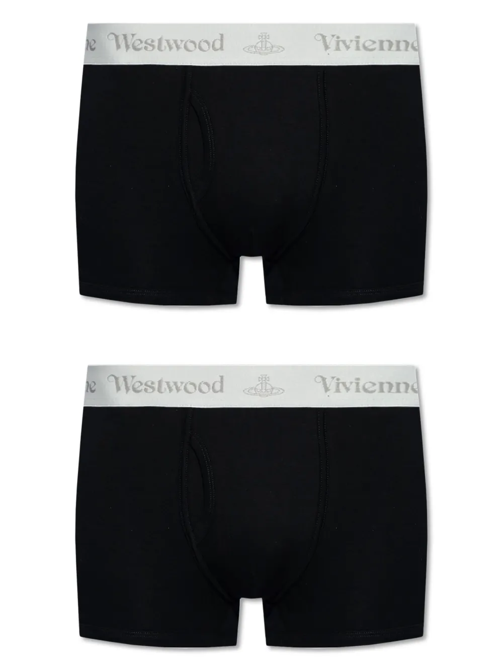 

Боксеры из смесового органического хлопка с логотипом Vivienne Westwood, черный