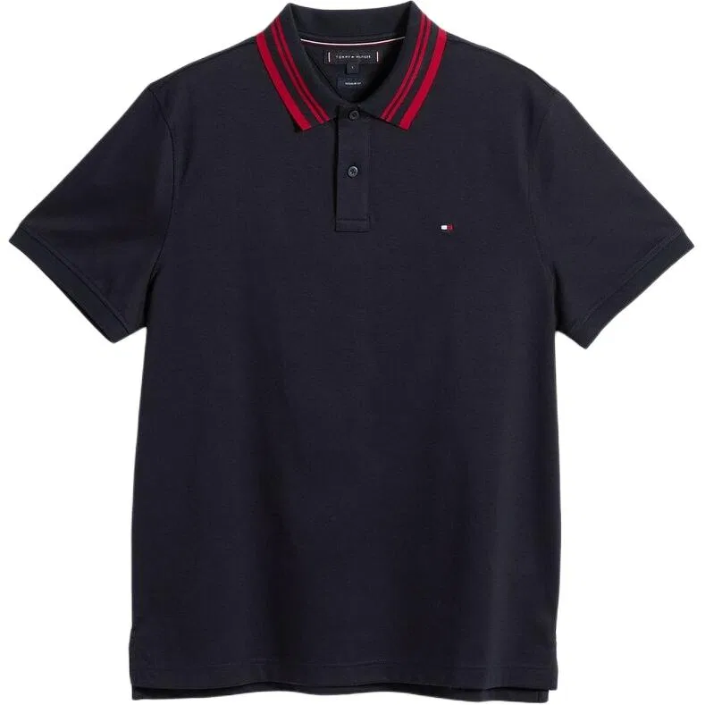 Поло мужское синее морской волны Tommy Hilfiger