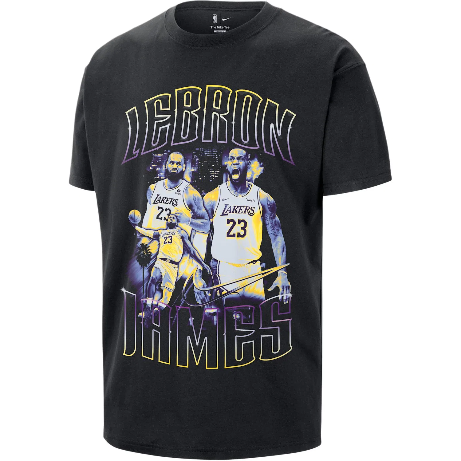 Футболка NBA LeBron Nike Black — фото 2