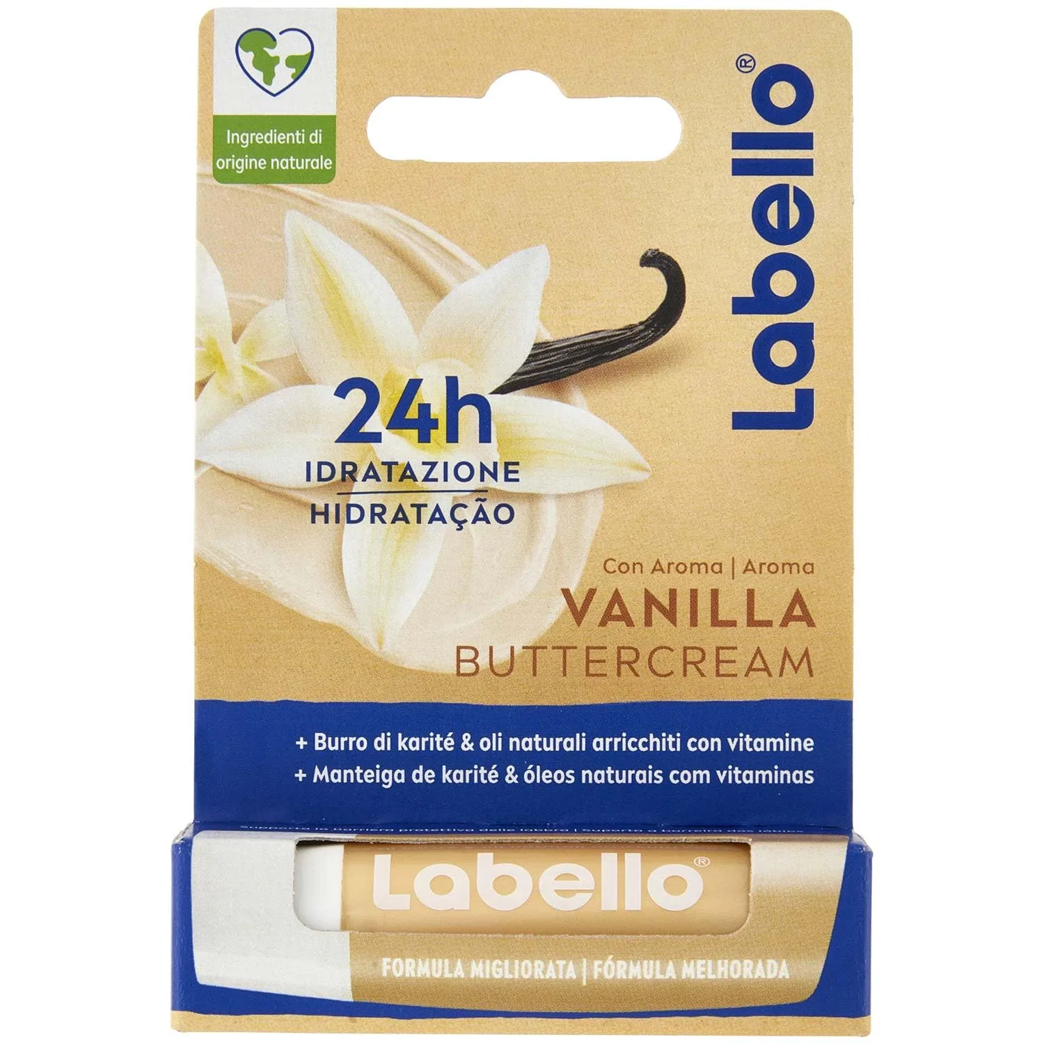 Бальзам для губ Labello Vanilla Butter Cream с ароматом ванили, 5.5 мл Labello
