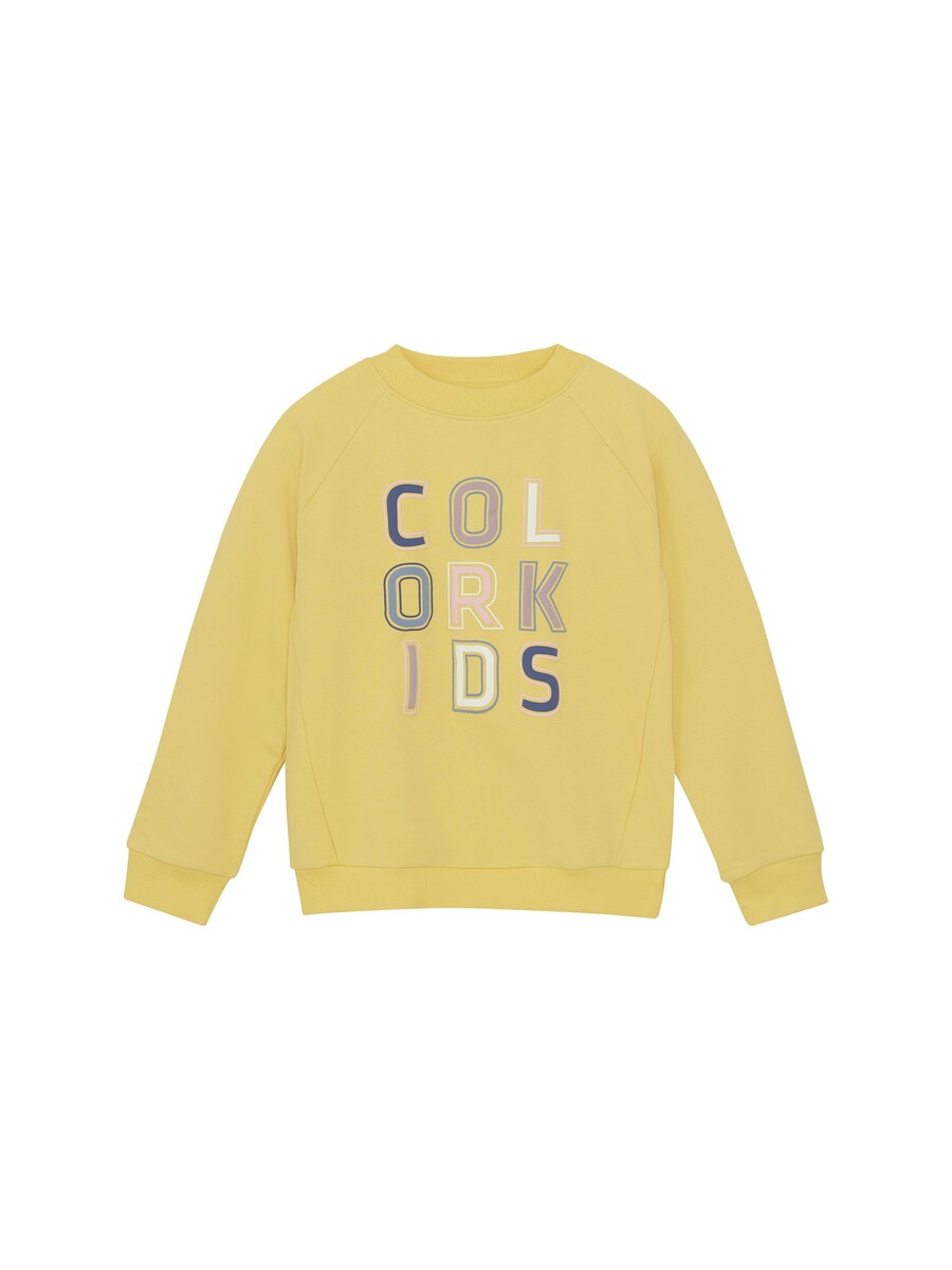 

Свитер COLOR KIDS COSweat W. JR. Logo Print, желтый