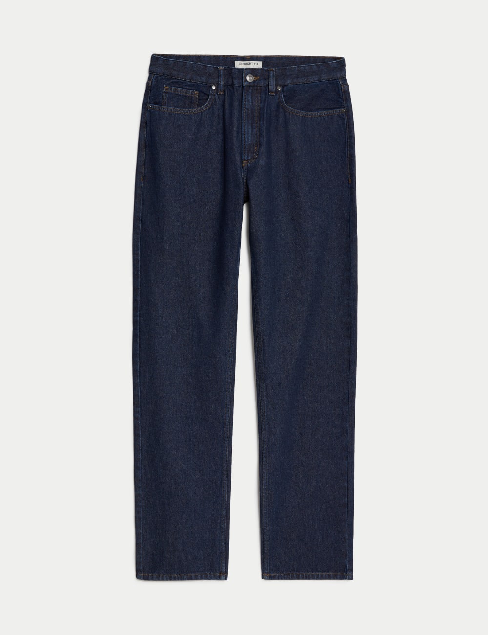 

Джинсы прямого кроя из чистого хлопка Marks & Spencer, индиго