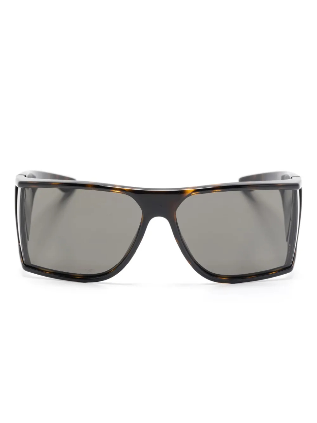 

Солнцезащитные очки с логотипом Saint Laurent Eyewear, коричневый