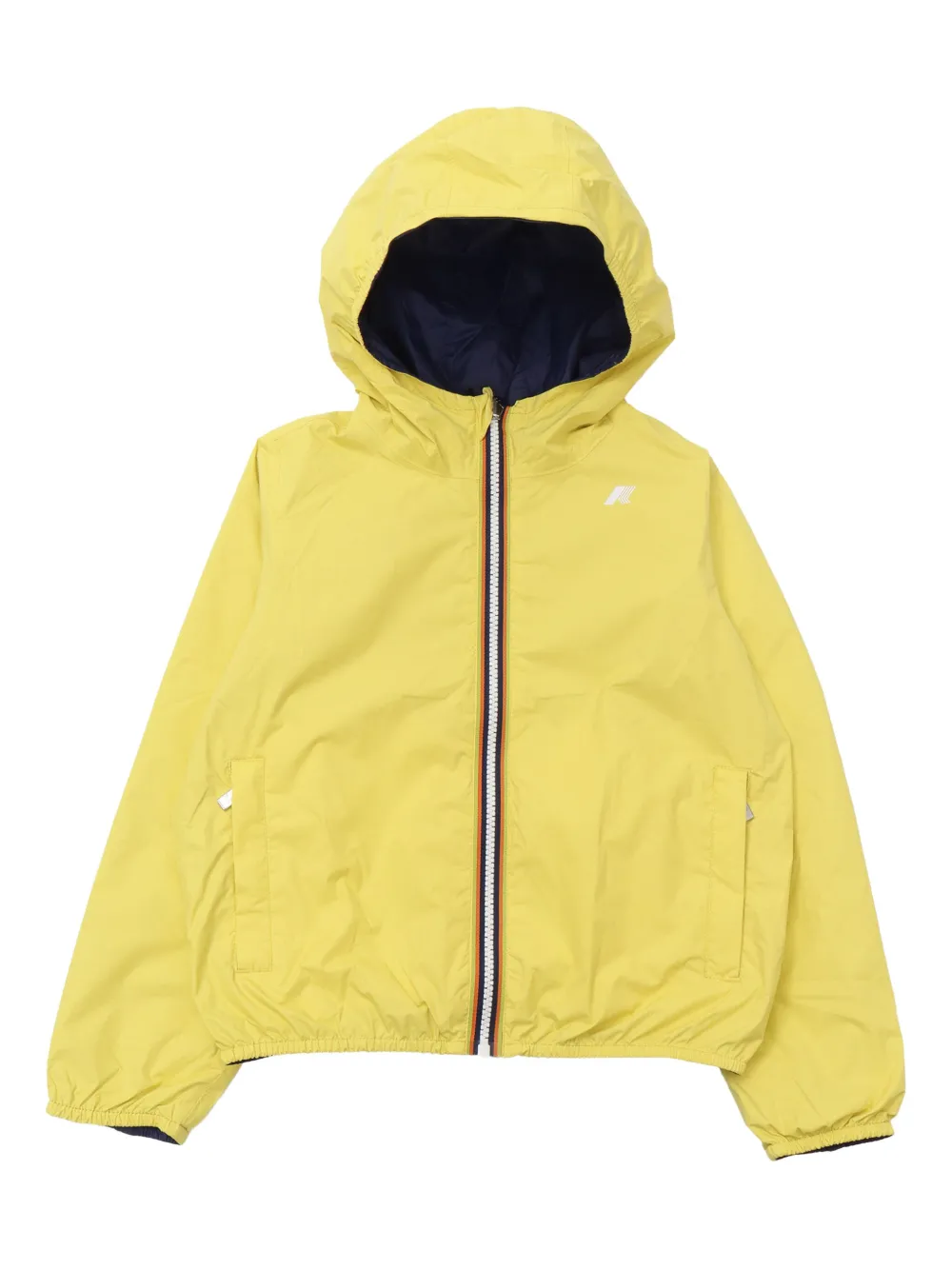 

Куртка на молнии с капюшоном K-Way, синий