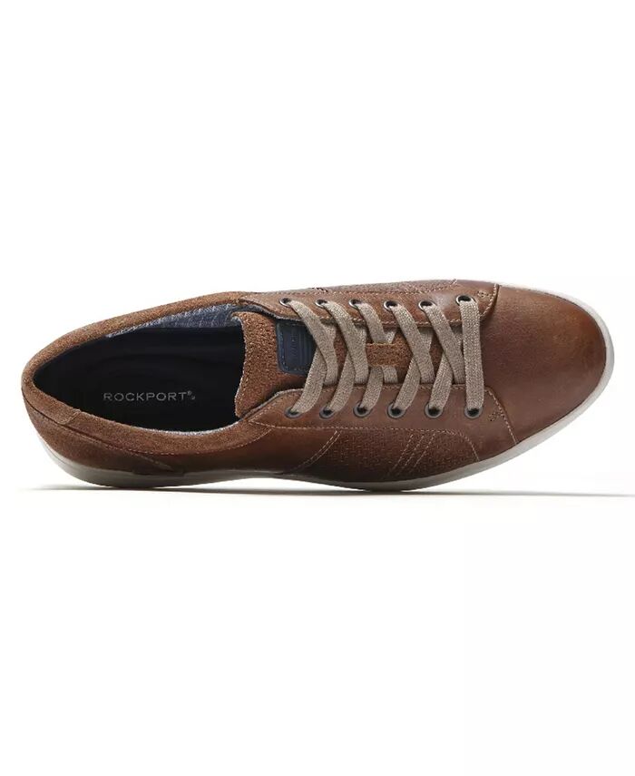 Мужские кроссовки Colle Tie Slip On Rockport, коричневый/бежевый — фото 4