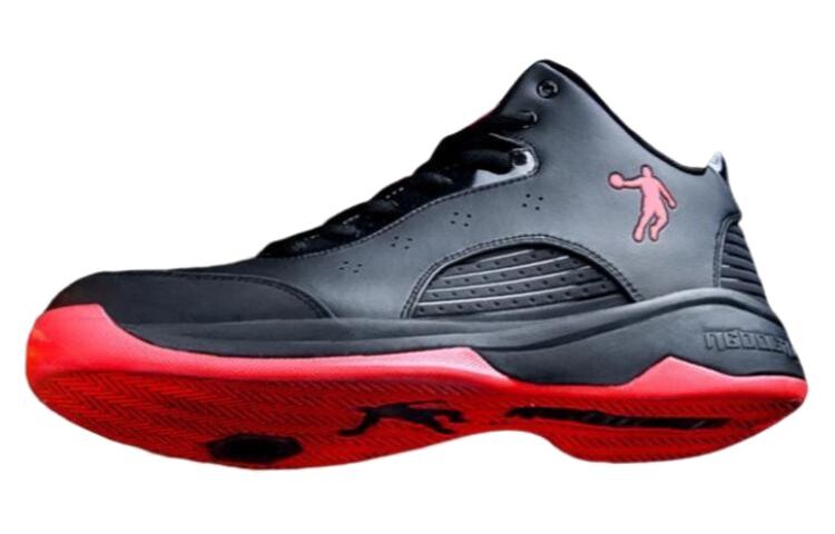 

Баскетбольные кроссовки Basketball Shoes Men Low-Top Black/Red Qiaodan