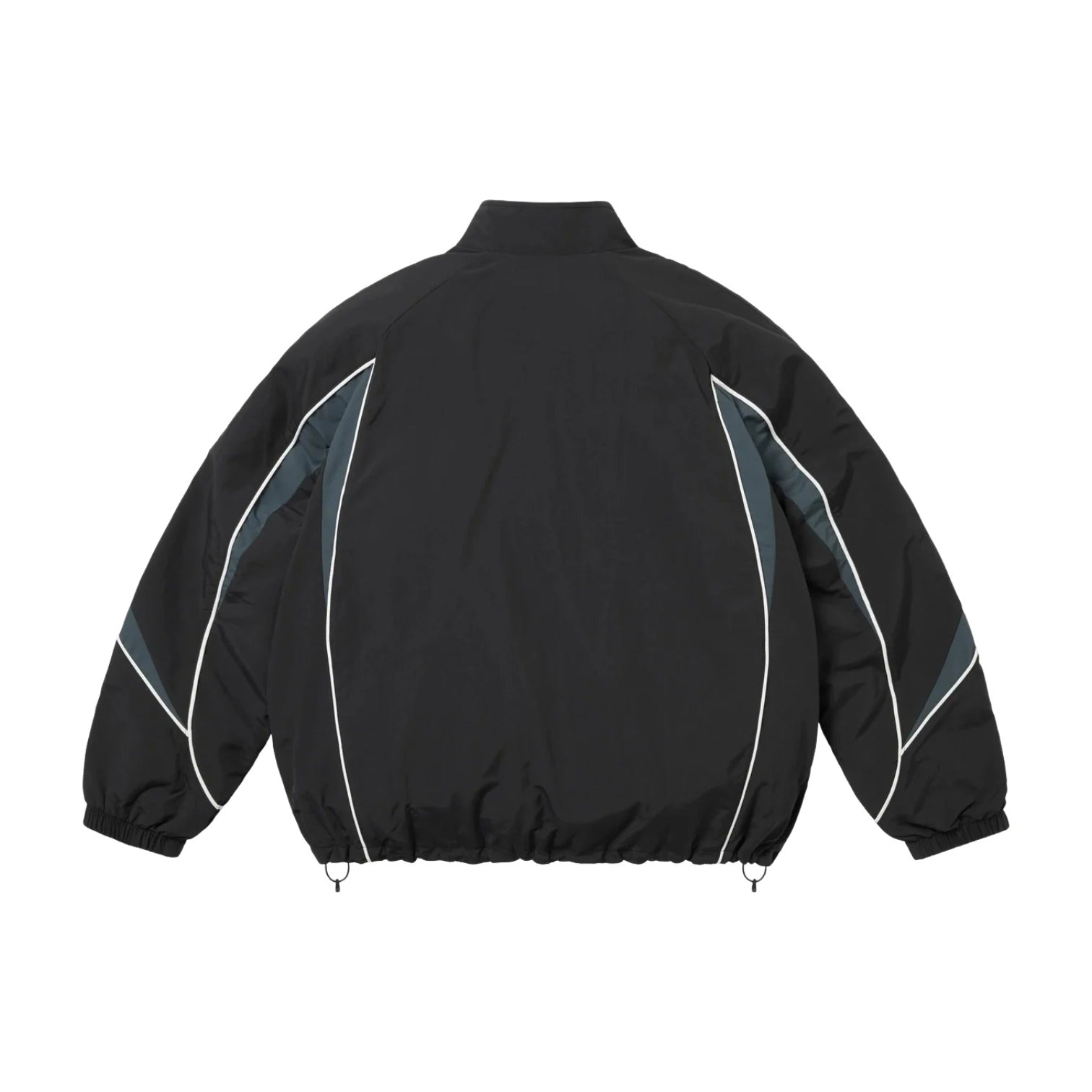 Спортивная куртка Supreme FW25 с контрастной окантовкой, черная — фото 3
