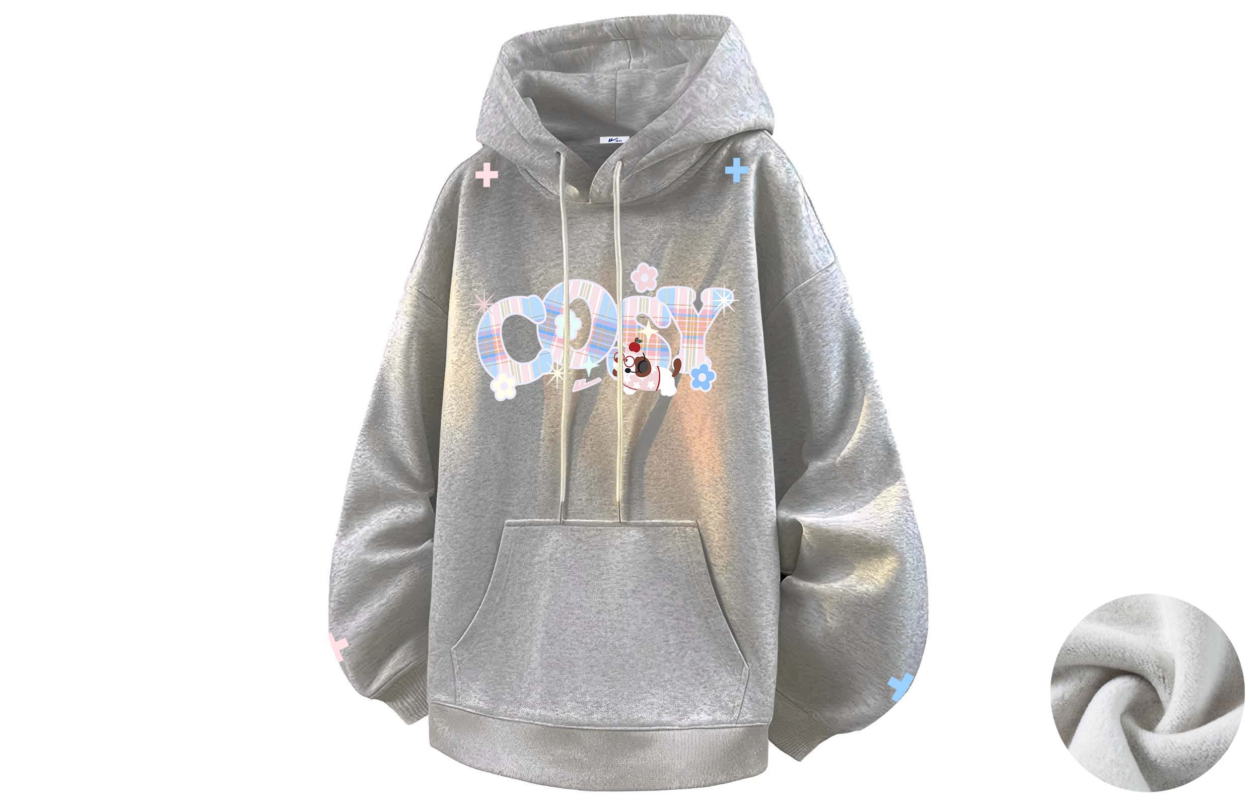 

Толстовка с капюшоном Unisex Moderate Base Layer WARRIOR, светло-heather серый[fleece-lined]