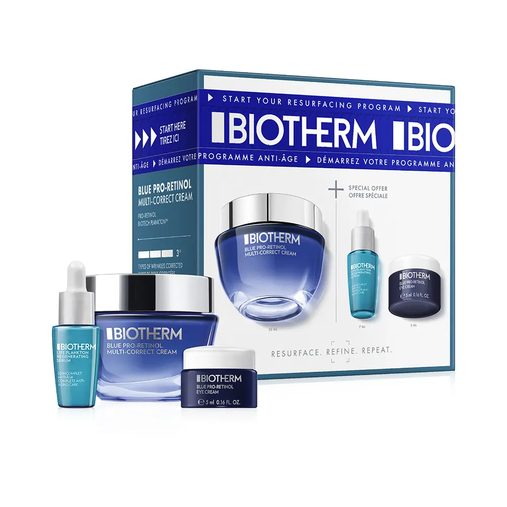 

Крем для лица Blue pro-retinol multi-correct crema estuche Biotherm, 3 шт.