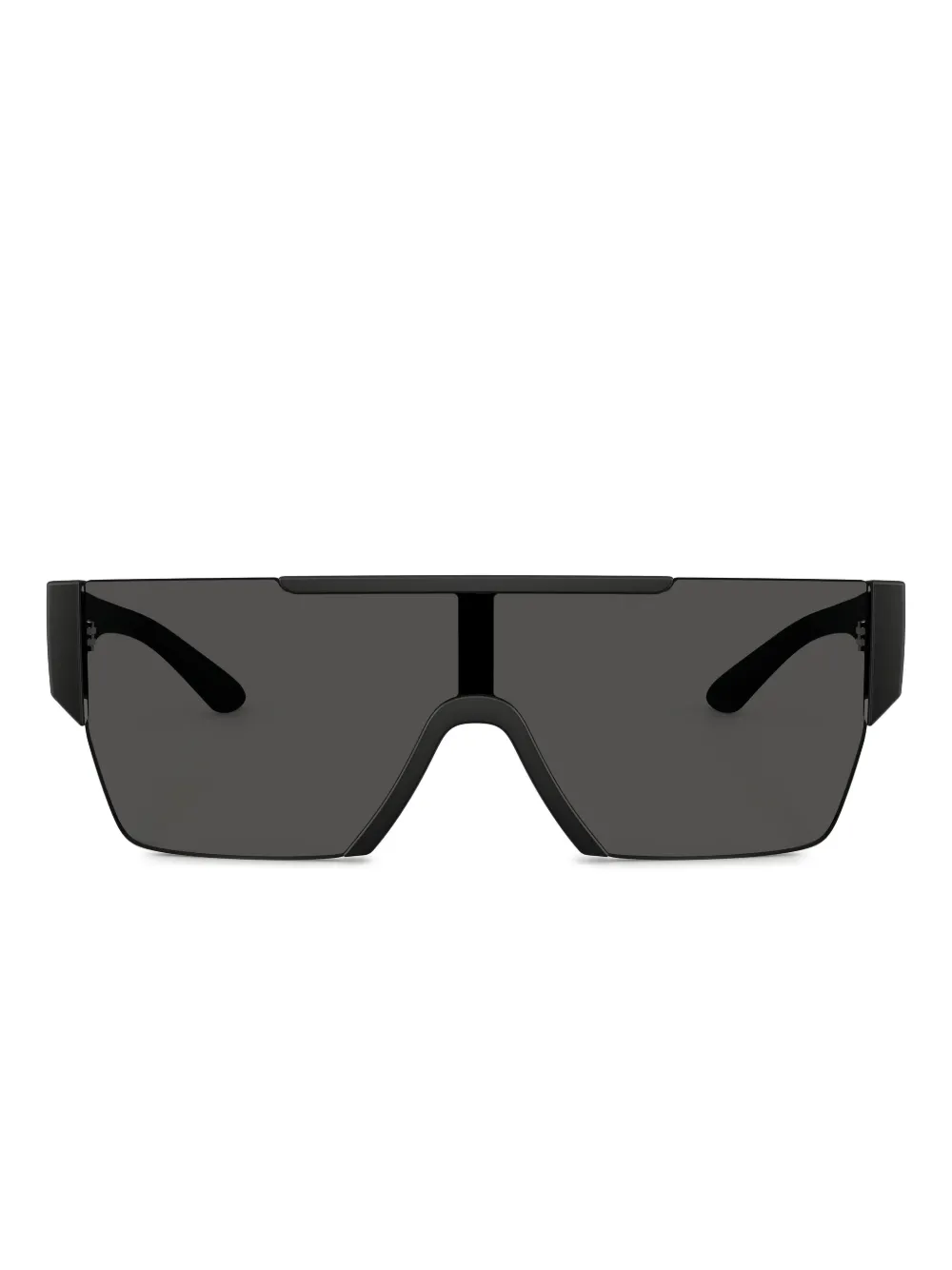 

Солнцезащитные очки в массивной оправе Burberry Eyewear, черный