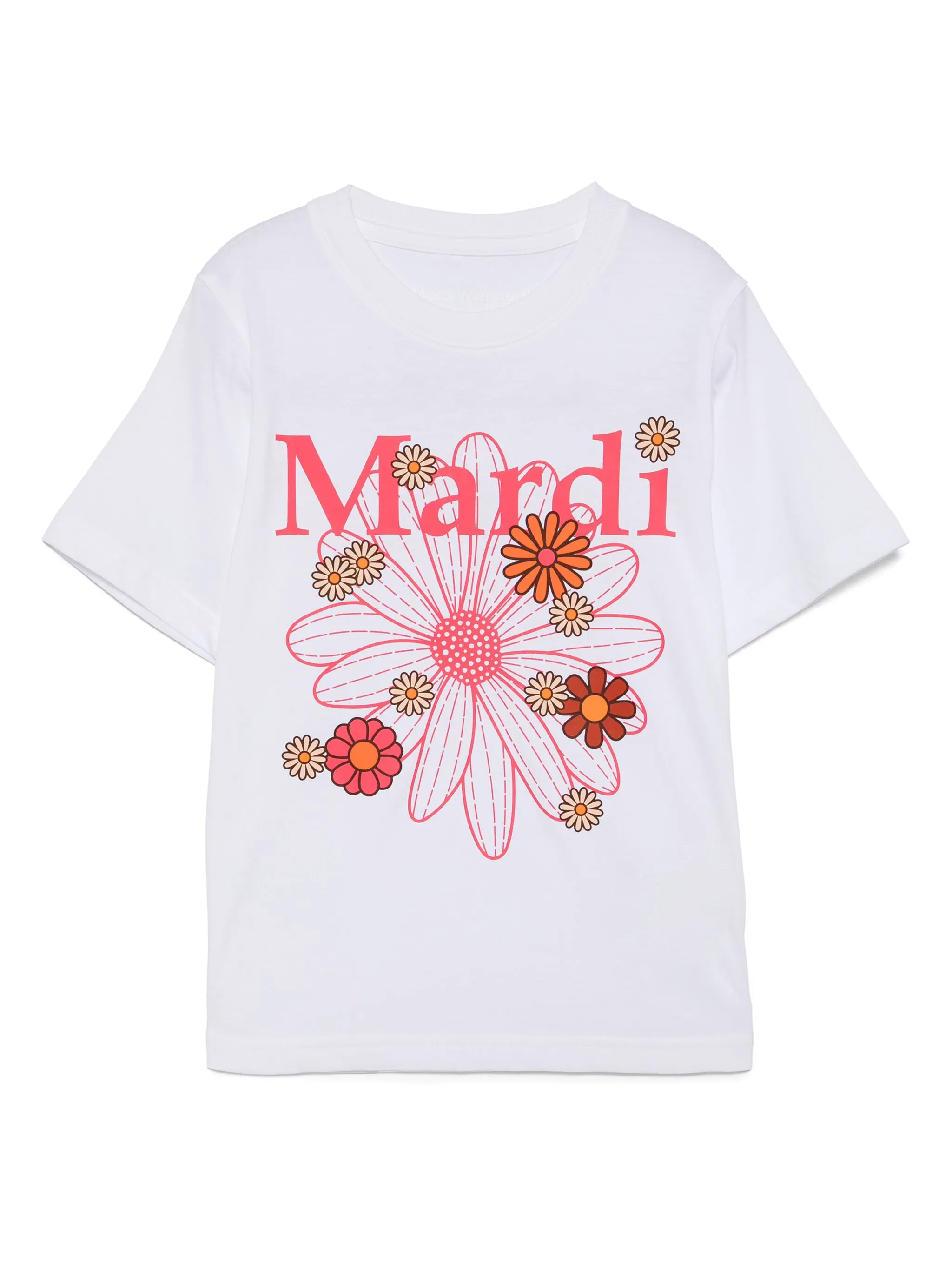 

Футболка с логотипом Mardi Mercredi Les Petites, белый