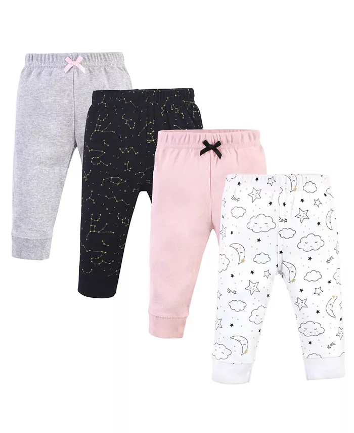 

Брюки хлопковые для мальчиков Hudson 4 шт., Moose, 3-6 месяцев Hudson Baby, черный