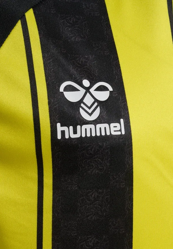 Футбольная футболка Hummel, ярко-желтый черный — фото 4