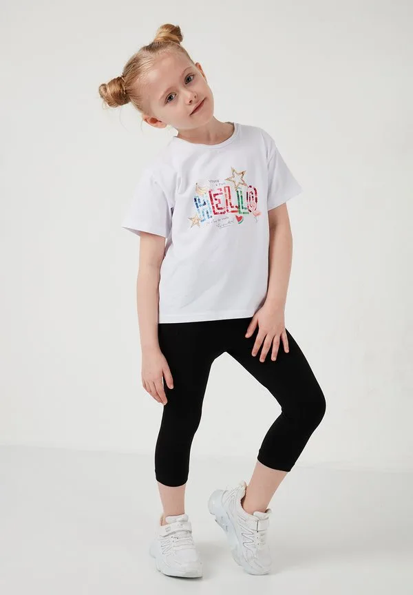 Легагины и брюки lela стандартного кроя Lela, White