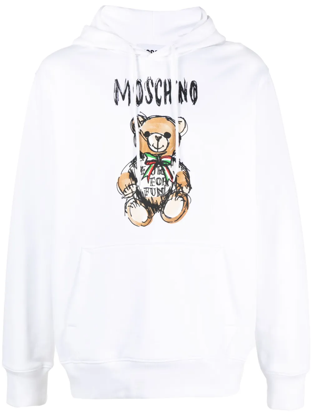 

Худи Teddy Bear Moschino, белый