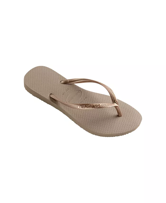 Женские узкие шлепанцы Flip-flop Havaianas, розовый — фото 4