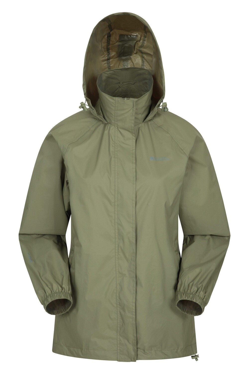 

Водонепроницаемая куртка Pakka со складным капюшоном Mountain Warehouse, хаки