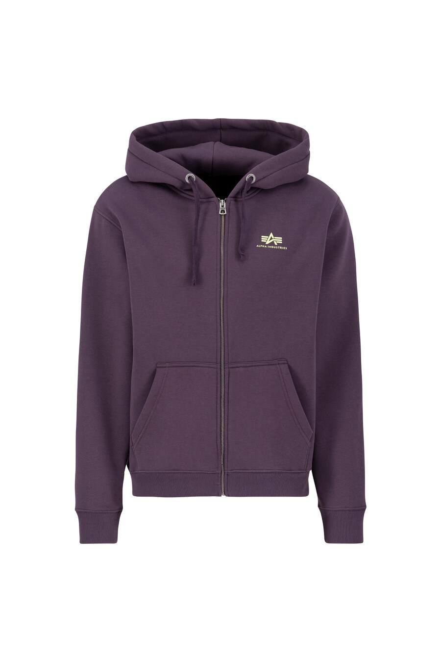 

Толстовка с капюшоном на молнии ALPHA INDUSTRIES, фиолетовый
