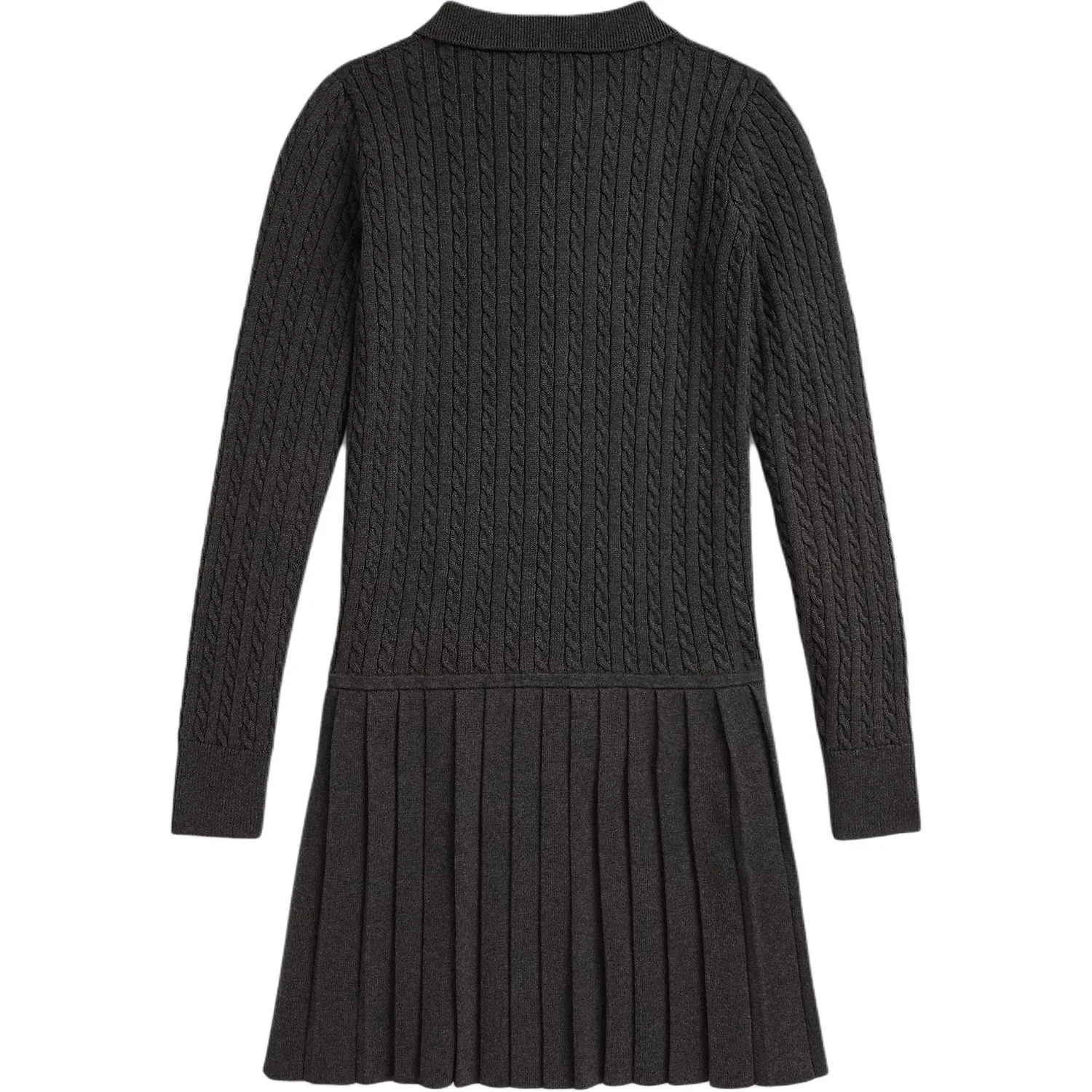 Платье FW25 детское Polo Ralph Lauren, Windsor Heather Gray — фото 3