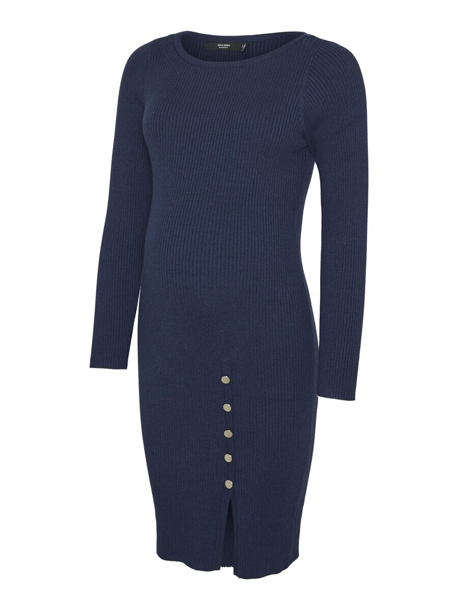 

Вязаное платье Vero Moda Maternity Knitted dress, темно-синий