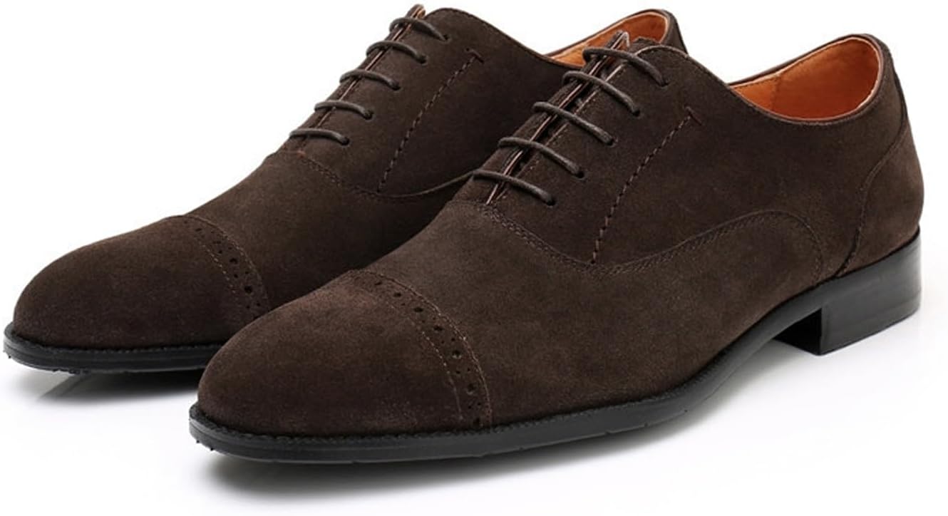 

Мужские оксфорды Santimon, туфли из натуральной кожи, броги с крыльями, оксфорды, модные деловые повседневные дерби, современные туфли для выпускного, свадьбы, костюмов и смокинга для мужчин, Coffee