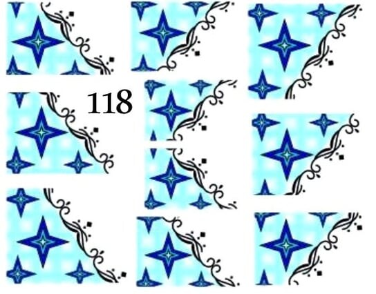 

Водные наклейки для ногтей - №118, inna