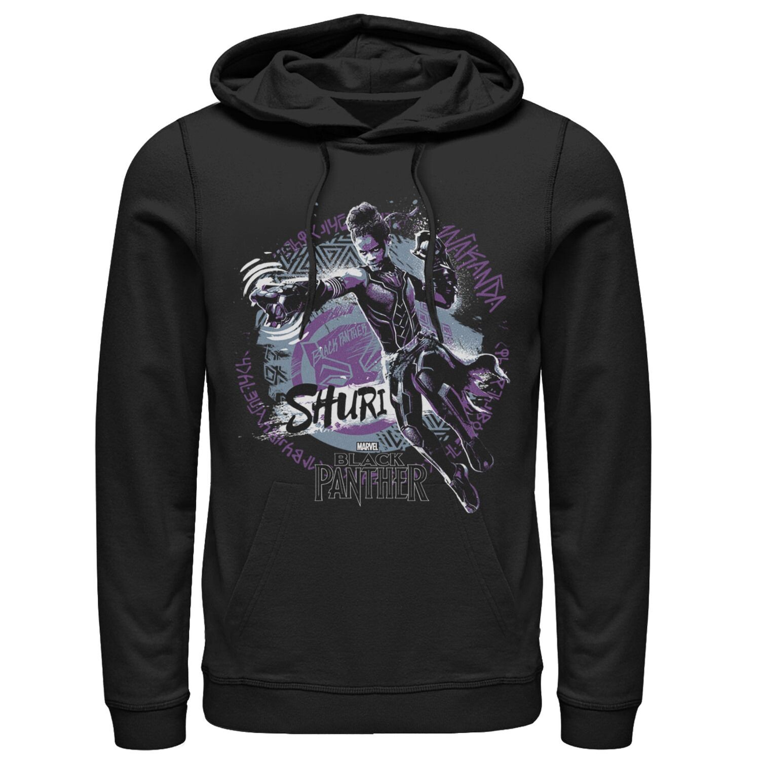 

Мужская толстовка с граффити Black Panther Marvel