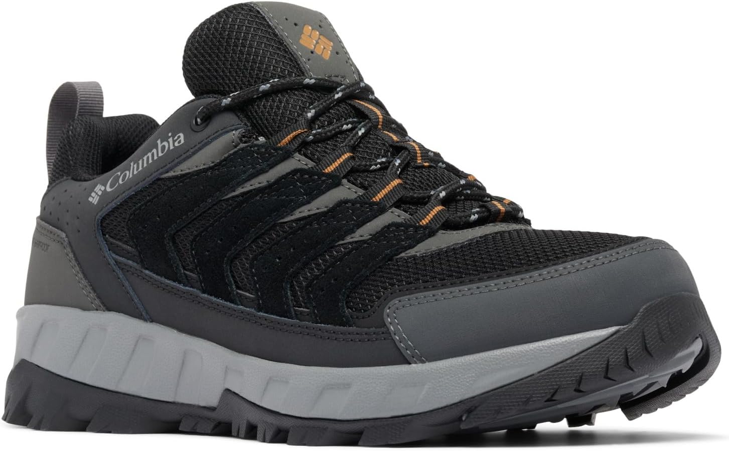 

Columbia мужские Strata Trail Low Waterproof туристические ботинки, Black/Elk